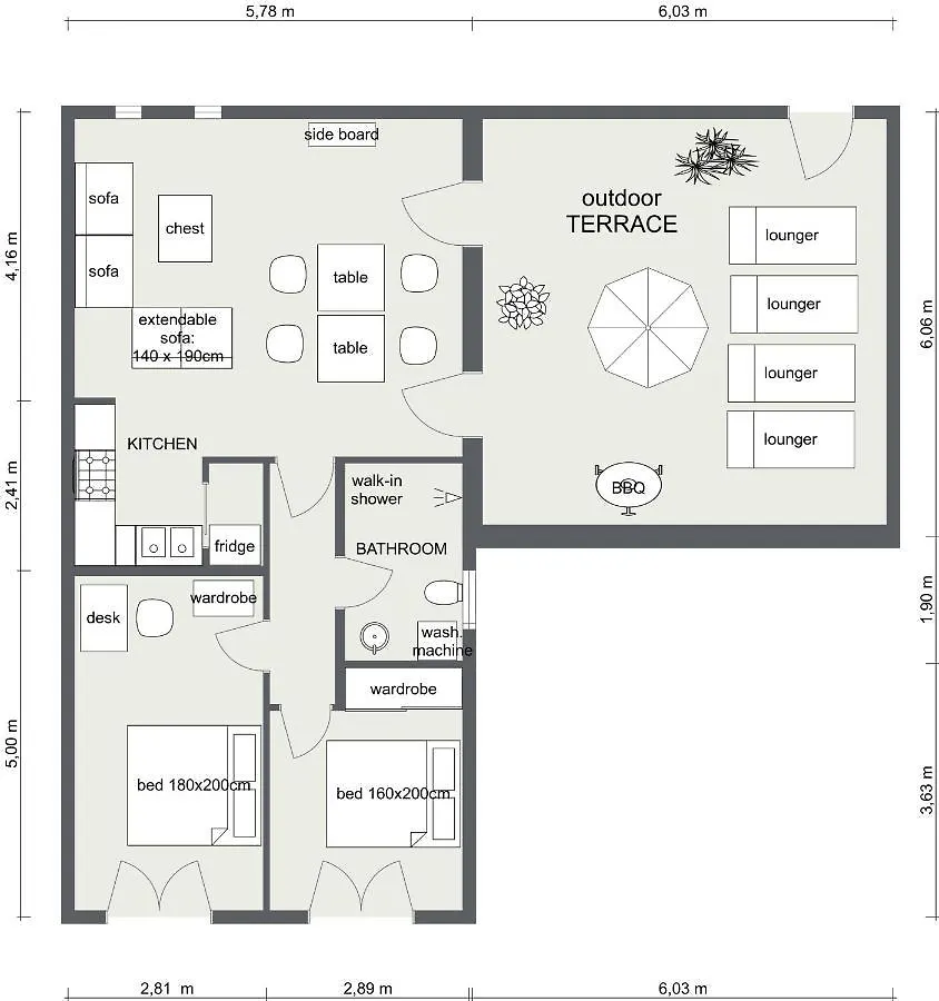 Apartmán Terrazza Sulla Luna Casciana Terme